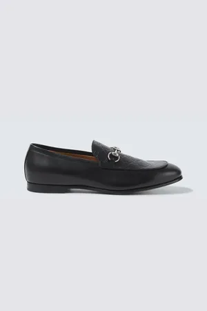 Gucci Loafers Horsebit GG aus Leder