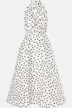 Rebecca Vallance Midikleid Delia aus Taft