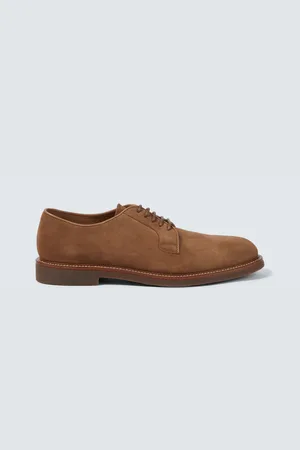 Brunello Cucinelli Schnürschuhe aus Veloursleder