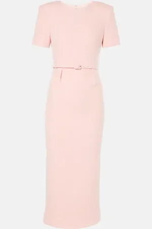 Roland Mouret Midikleid aus Woll-Crêpe
