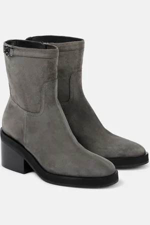 Jimmy Choo Ankle Boots Yasmin 70 aus Veloursleder