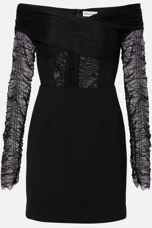 Rebecca Vallance Minikleid Astra aus Crêpe und Mesh