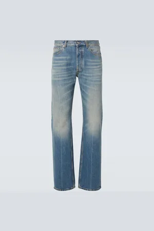 Alexander McQueen Straight Jeans Faded
