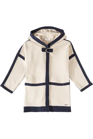 Chloé Chloé Kids Mantel aus Baumwolle und Wolle