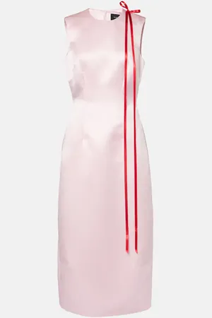 Simone Rocha Midikleid aus Satin