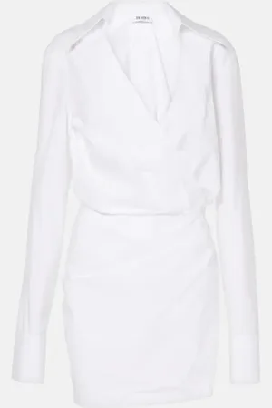 The Attico Minikleid aus Baumwolle