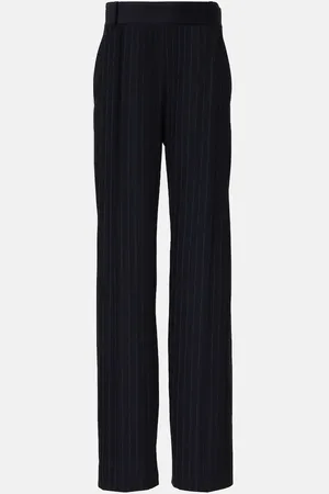 Khaite Gerade High-Rise-Hose Cambie