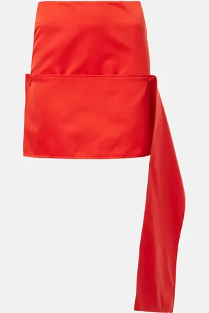 Plan C Minirock aus Satin