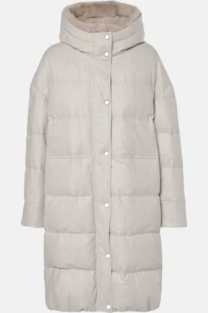 Brunello Cucinelli Daunenmantel aus Schurwolle