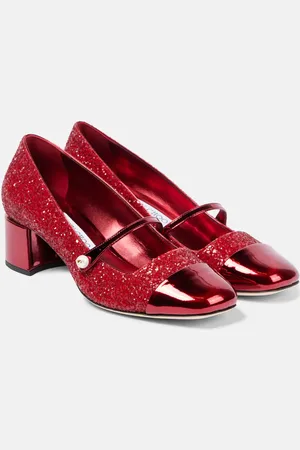 Jimmy Choo Mary-Jane-Pumps Elisa 45 mit Glitter