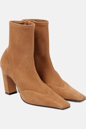 Khaite Ankle Boots Nevada aus Veloursleder