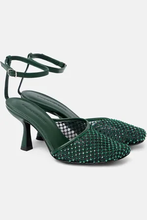 CHRISTOPHER ESBER Pumps Minette 80 aus Mesh mit Kristallen