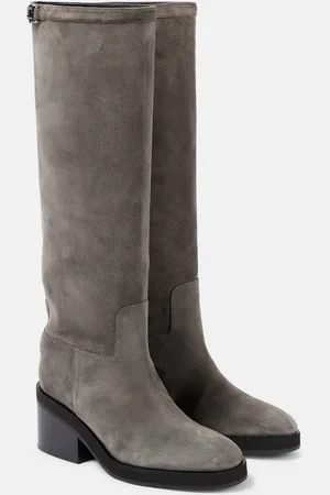 Jimmy Choo Stiefel Yasmin 70 aus Veloursleder