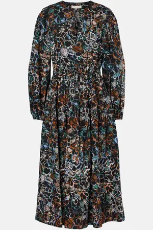ULLA JOHNSON Midikleid Aurelie aus Baumwolle