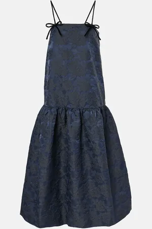 Ganni Midikleid aus Jacquard