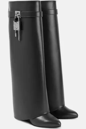 Givenchy Stiefel Shark Lock aus Leder
