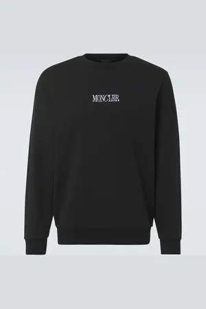 Moncler Besticktes Sweatshirt aus Baumwolle
