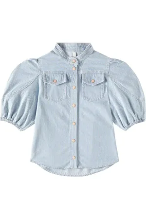 ZIMMERMANN Top Wylie Utility aus Denim