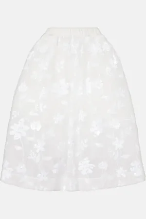 Simone Rocha Midirock aus Tüll mit Pailletten
