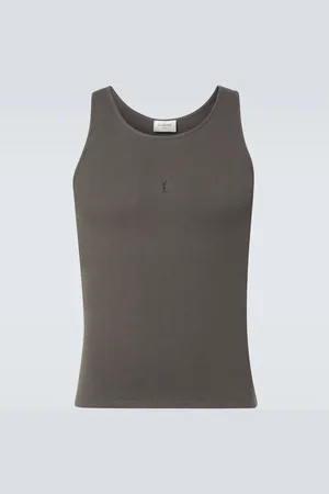Saint Laurent Top aus Baumwolle