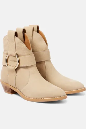 See by Chloé See By Chloé Ankle Boots New Ring 40 aus Leder