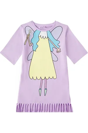 Stella McCartney Bedrucktes Kleid aus Baumwoll-Jersey