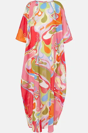 Puccini Kaftan Orchidee aus Baumwollmusselin