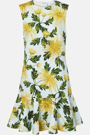 Oscar de la Renta Minikleid Chrysanthemum