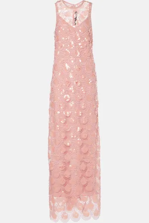 ROTATE Maxikleid mit Pailletten