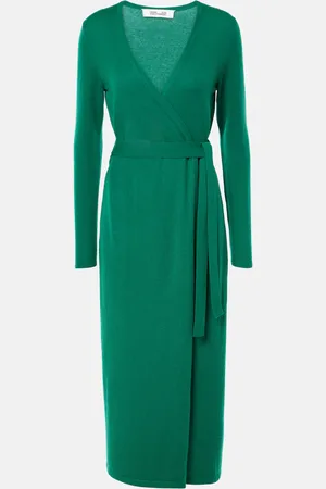 Diane von Furstenberg Wickelkleid Astrid aus Wolle und Kaschmir