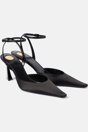 Saint Laurent Pumps Aimée 75 aus Satin