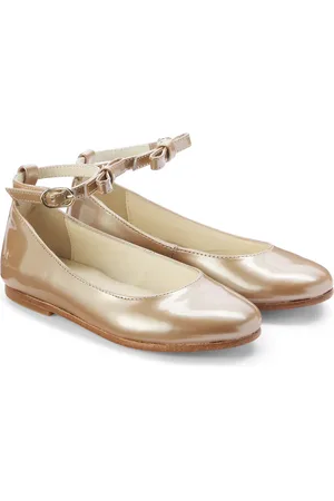 BONPOINT Ballerinas Gayle aus Metallic-Leder