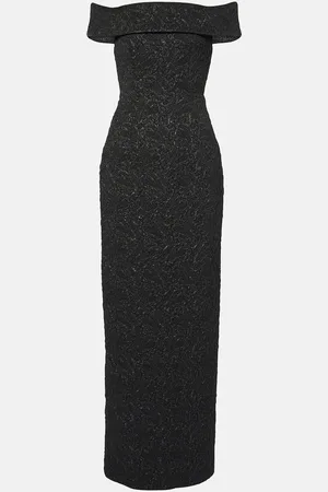 EMILIA WICKSTEAD Off-Shoulder-Robe Sima aus Cloqué