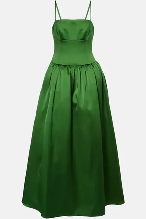 Self-Portrait Maxikleid aus Satin