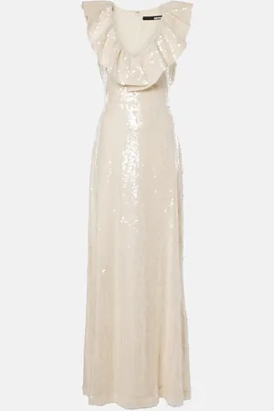 ROTATE Maxikleid mit Pailletten
