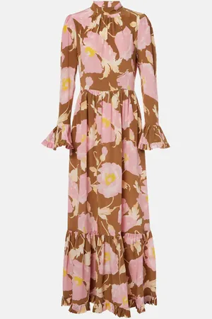 La DoubleJ Maxikleid Visconti aus Crêpe de Chine aus Seide