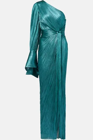 MARIA LUCIA HOHAN One-Shoulder-Robe Palmer aus Seide