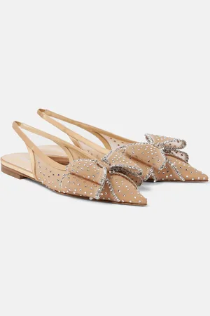 Mach & Mach Slingback-Ballerinas Le Cadeau mit Kristallen