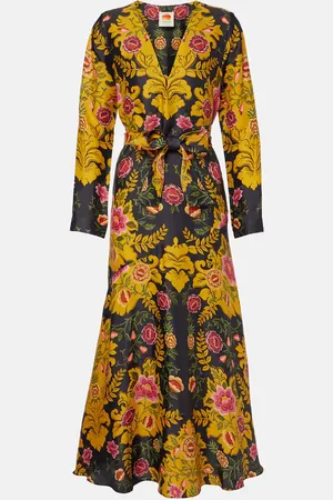 Farm Rio Maxikleid Arabesque Floral Black