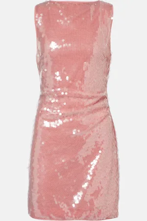 Staud Minikleid Eton mit Pailletten
