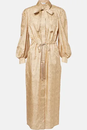 Max Mara Maxikleid Ape aus Seiden-Twill