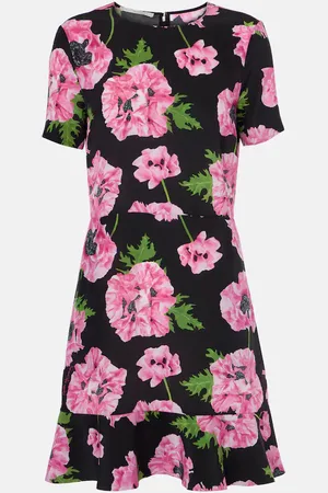Stella McCartney Bedrucktes Minikleid Iconic aus Seide