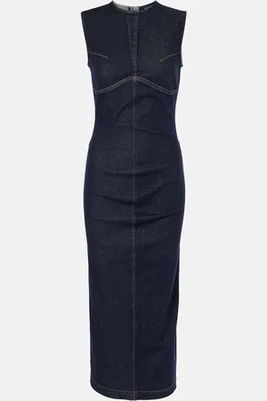Sportmax Midikleid Geranio aus Denim