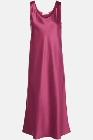 Max Mara Midikleid Banjo aus Seidensatin