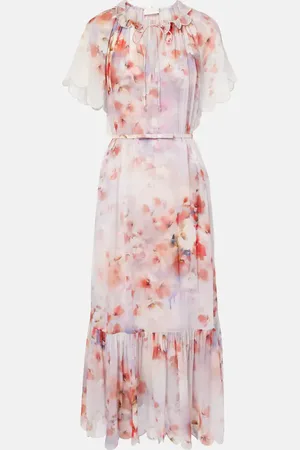 ZIMMERMANN Bedrucktes Midikleid Crush