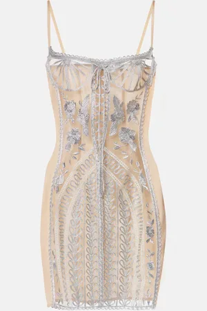 The Attico Besticktes Minikleid