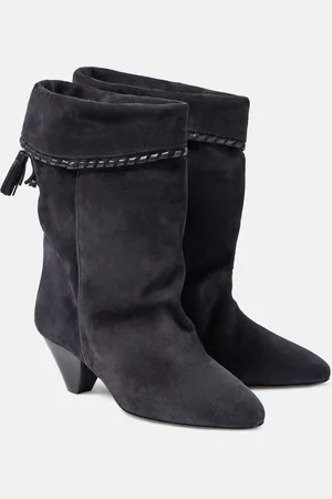 Isabel Marant Stiefel Dalby aus Veloursleder