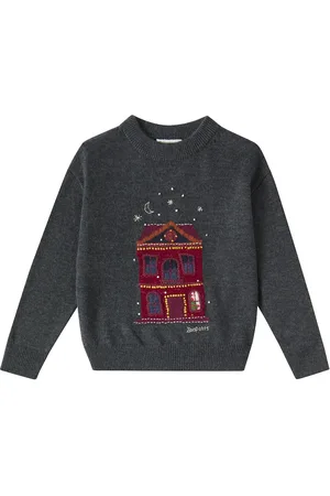 BONPOINT Bestickter Pullover Anumati aus Wolle
