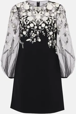 Carolina Herrera Besticktes Minikleid