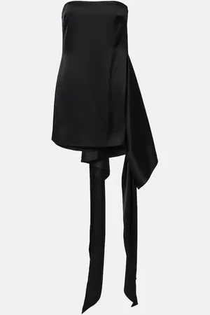DAVID KOMA Minikleid aus Satin